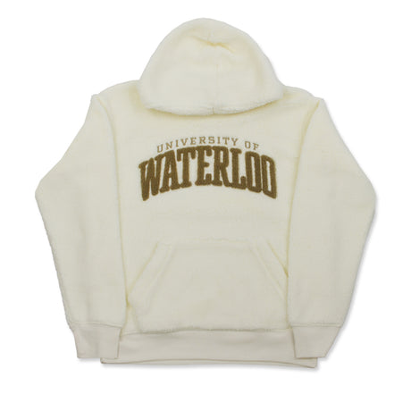 Picture of UWaterloo Fleece Hoodie Colour: White