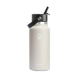 Picture of Hydro Flask Wide Mouth Colour-Matched Flex Straw Cap Bottle 32oz - Oat