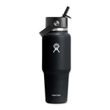 Picture of Hydro Flask Wide Mouth Flex Straw Cap Travel Bottle 32oz Colour: Black