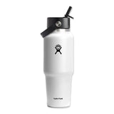 Picture of Hydro Flask Wide Mouth Flex Straw Cap Travel Bottle 32oz Colour: White