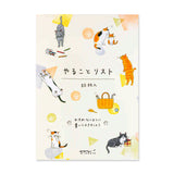 Picture of Midori To Do Memo Pad - Cat