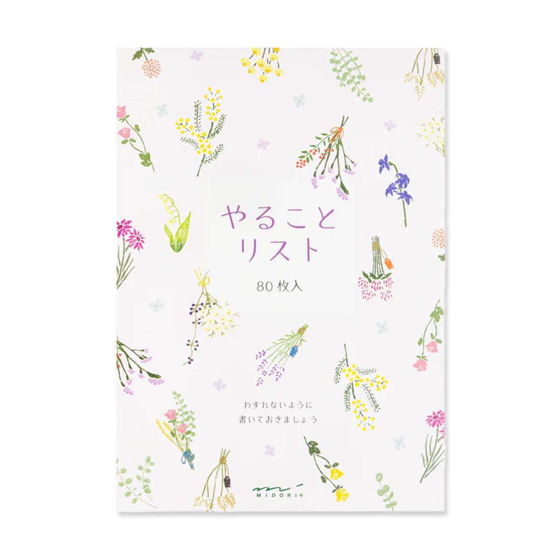 Picture of Midori To Do Memo Pad - DriedFlower