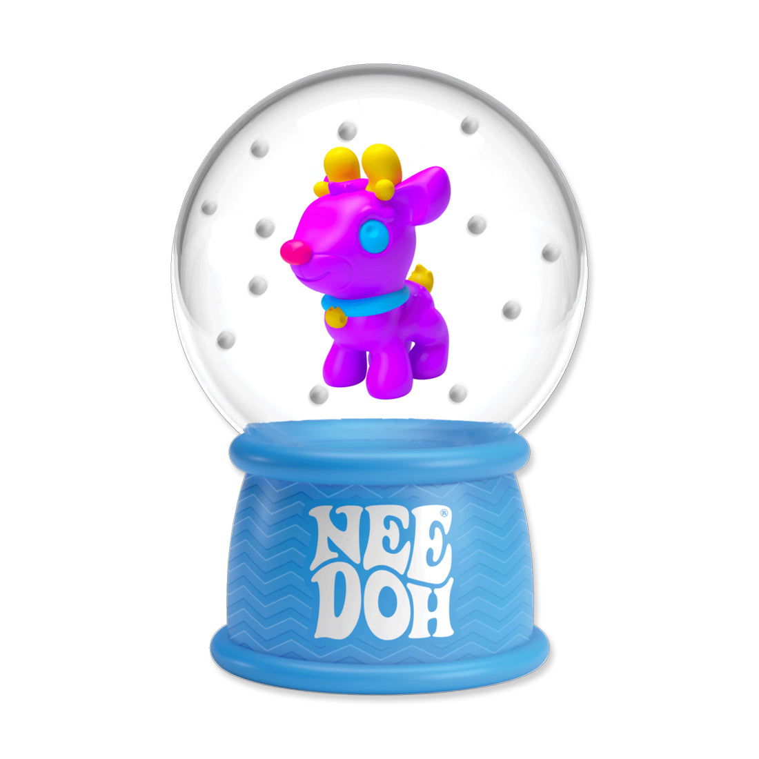 Needoh Squish N' Flow Snow Globe