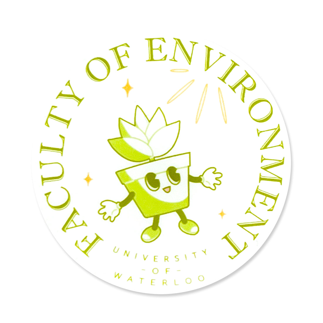 Picture of Faculty Stickers - Mascots - Environment