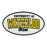 Picture of UWaterloo Mom + Dad Oval Sticker Type: Mom