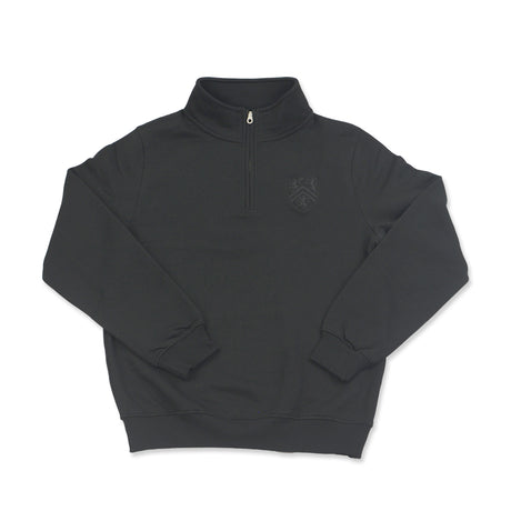 Picture of UWaterloo Tonal Debossed 1/4 Zip - Black