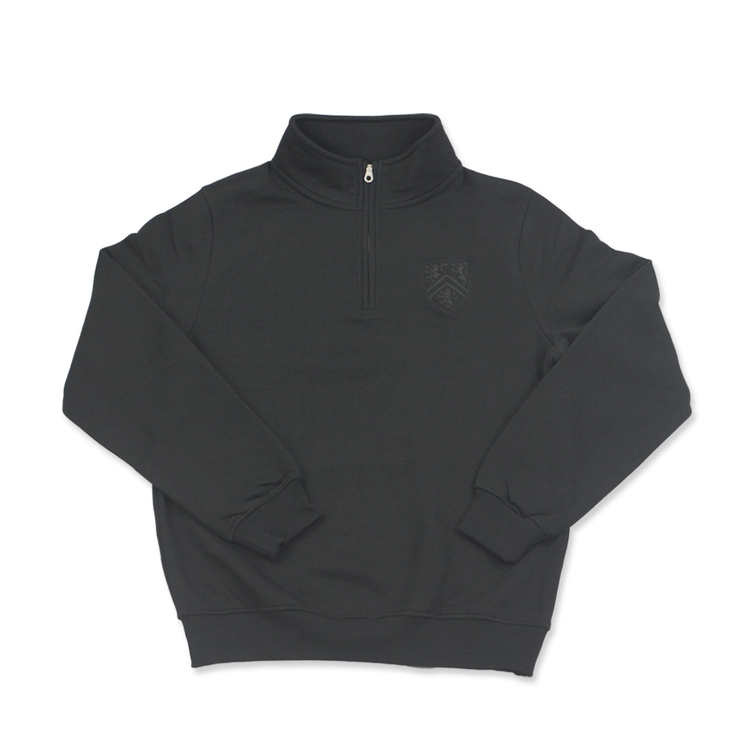 Picture of UWaterloo Tonal Debossed 1/4 Zip Colour: Black