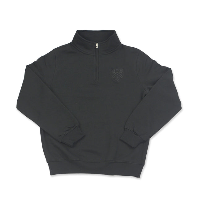 Picture of UWaterloo Tonal Debossed 1/4 Zip Colour: Black