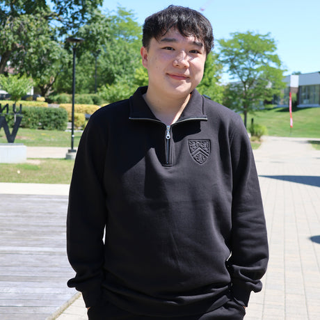 Picture of UWaterloo Tonal Debossed 1/4 Zip