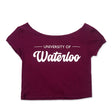 Picture of UWaterloo Off Shoulder Tee - Red