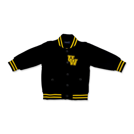 Picture of UWaterloo Youth Varsity Jacket Colour: Black