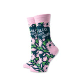 Picture of Two Left Feet Sock Co. Crew Socks Type: Bless Your Heart