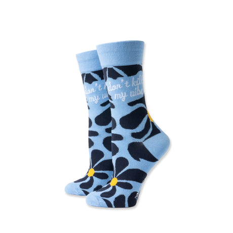 Picture of Two Left Feet Sock Co. Crew Socks - DontKillMyVibe