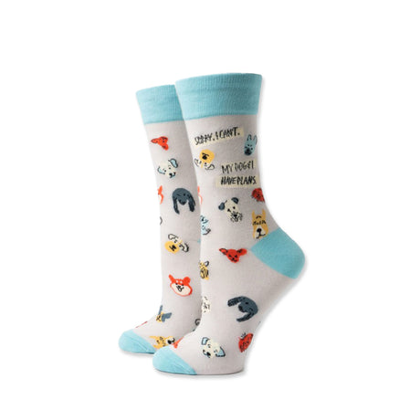 Picture of Two Left Feet Sock Co. Crew Socks Type: My Dog and I