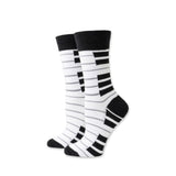 Picture of Two Left Feet Sock Co. Crew Socks - PianoMan