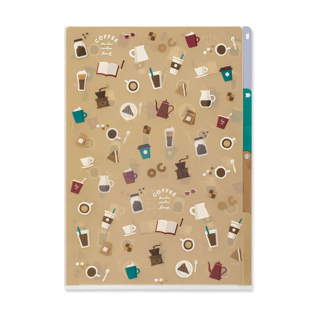 Picture of Midori 3-Pocket A4 Folder Type: Coffee