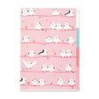 Picture of Midori 3-Pocket A4 Folder - LongTailedTitBirds