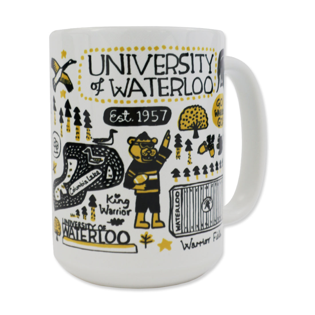 Picture of UWaterloo Julia Gash Ceramic Mug 15oz