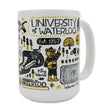 Picture of UWaterloo Julia Gash Ceramic Mug 15oz