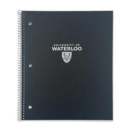 Picture of UWaterloo 1 Subject Coil Notebook Colour: Black