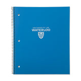 Picture of UWaterloo 1 Subject Coil Notebook Colour: Blue