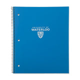 Picture of UWaterloo 1 Subject Coil Notebook - Blue