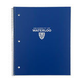 Picture of UWaterloo 1 Subject Coil Notebook - Navy