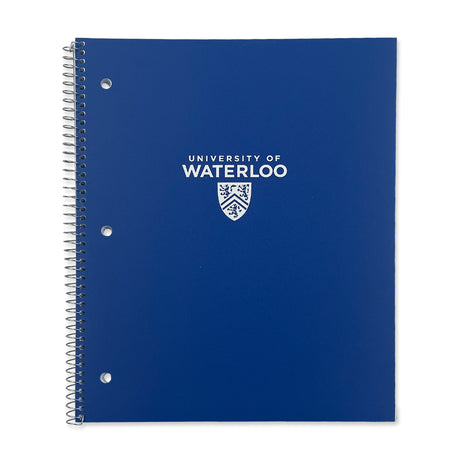 Picture of UWaterloo 1 Subject Coil Notebook - Navy
