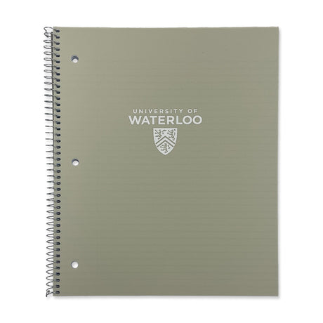 Picture of UWaterloo 1 Subject Coil Notebook - Oatmeal