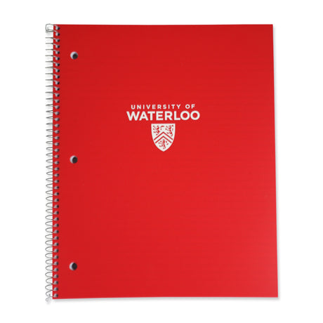 Picture of UWaterloo 1 Subject Coil Notebook - Red