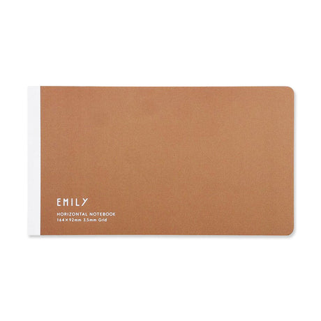 Picture of Emily Horizontal Notebook Colour: Brown