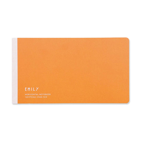 Picture of Emily Horizontal Notebook Colour: Orange