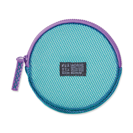Picture of Small Flatty Sheer Zipper Case Colour: Green