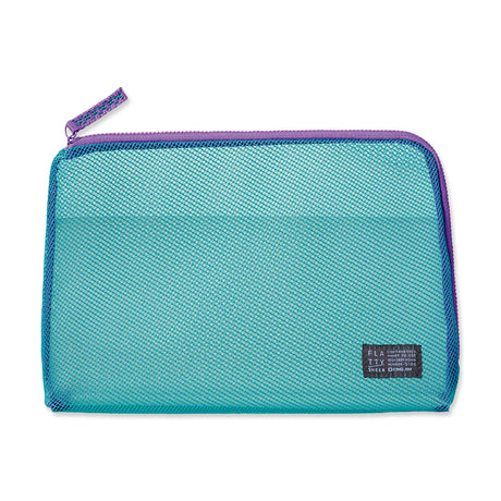 Picture of Medium Flatty Sheer Zipper Case Colour: Green