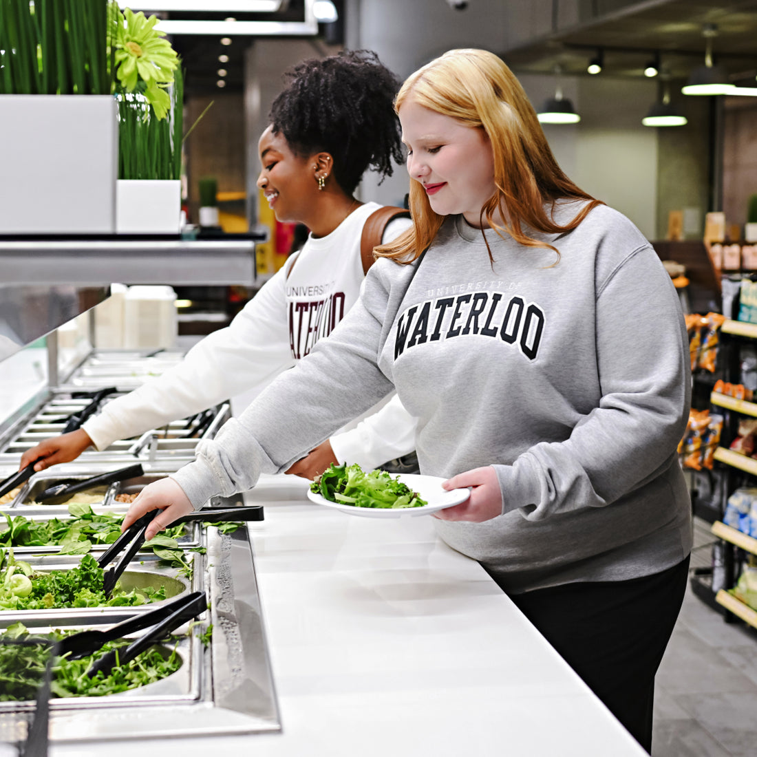Picture of UWaterloo Classic Crewneck - Athletic Grey