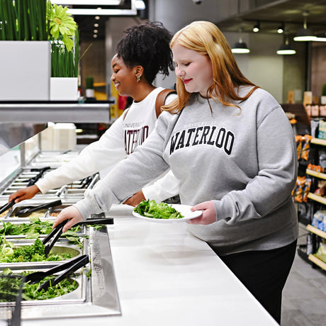 Picture of UWaterloo Classic Crewneck - Athletic Grey