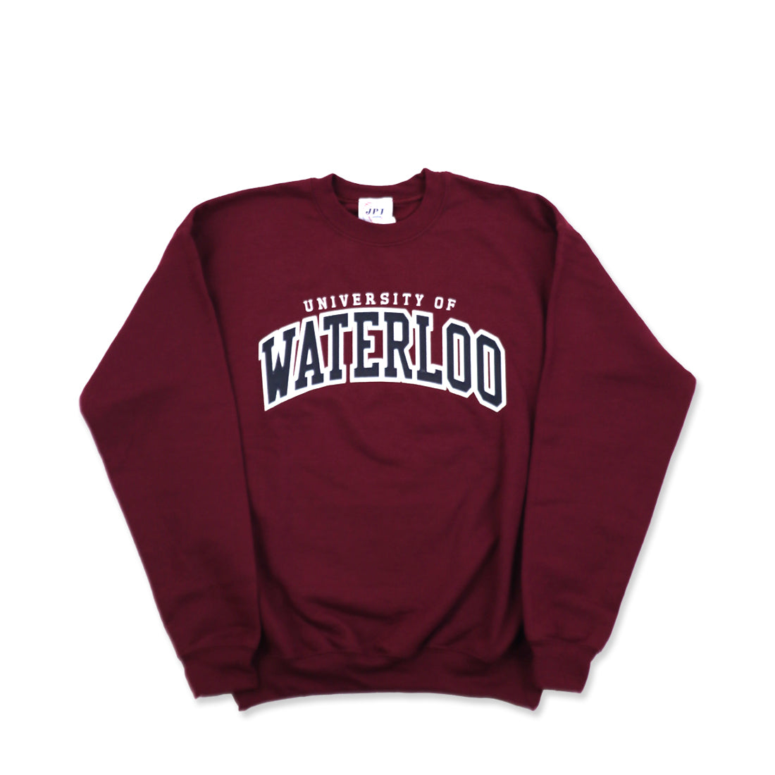 Picture of UWaterloo Classic Crewneck Colour: Dark Red