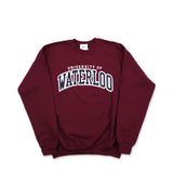 Picture of UWaterloo Classic Crewneck - Dark Red