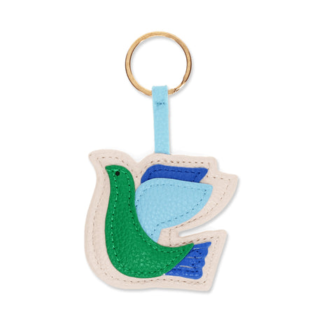 Picture of Faux Leather Keyring - Bird