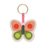 Picture of Faux Leather Keyring - Butterfly