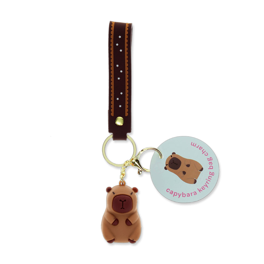 Picture of Keyring Bag Charm - Capybara
