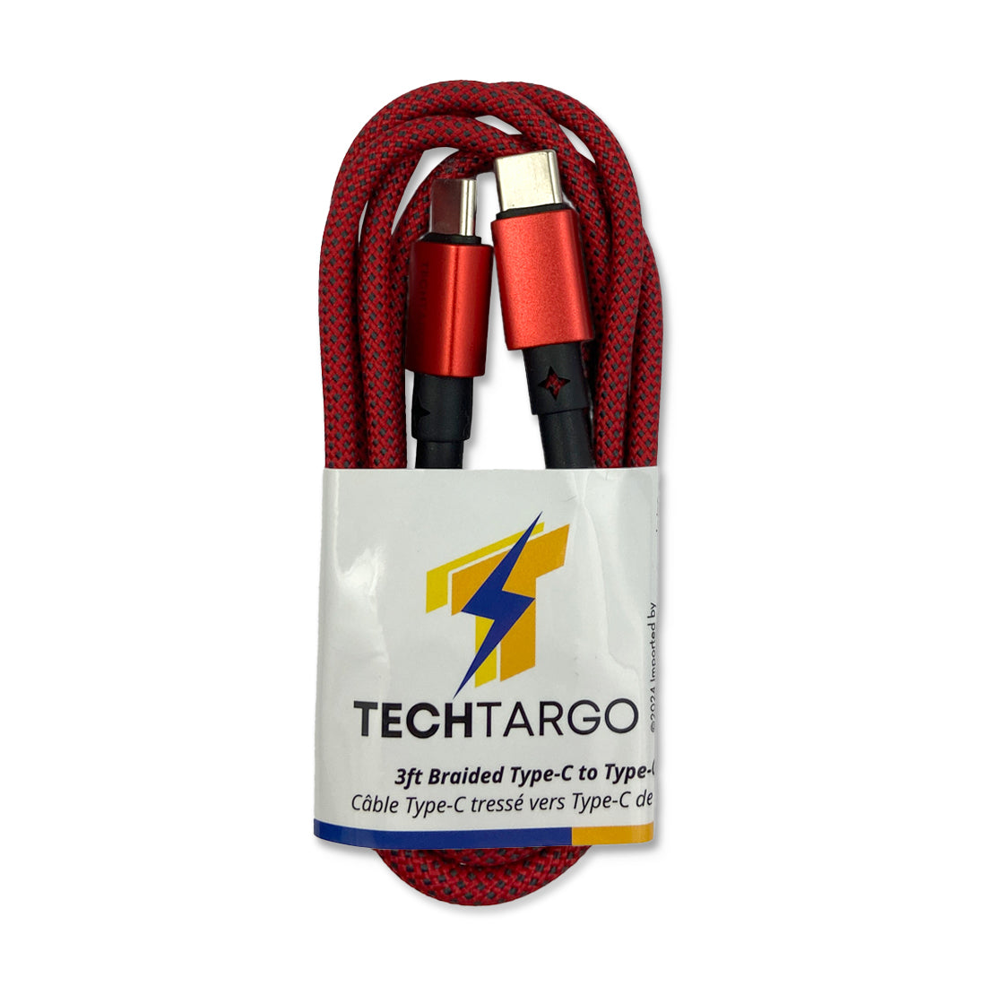 Picture of TechBasic 3 ft USB-C to USB-C Cable