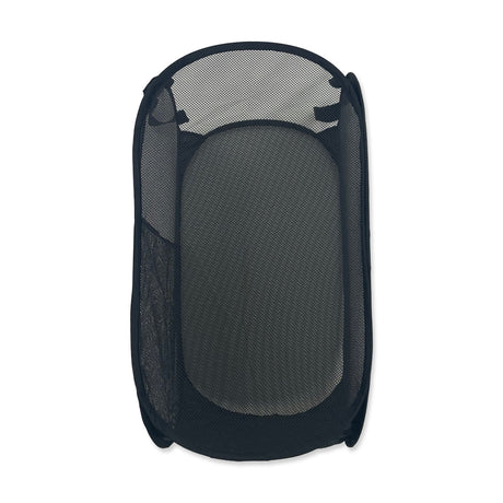 Picture of Mesh Collapsible Laundry Hamper - Black
