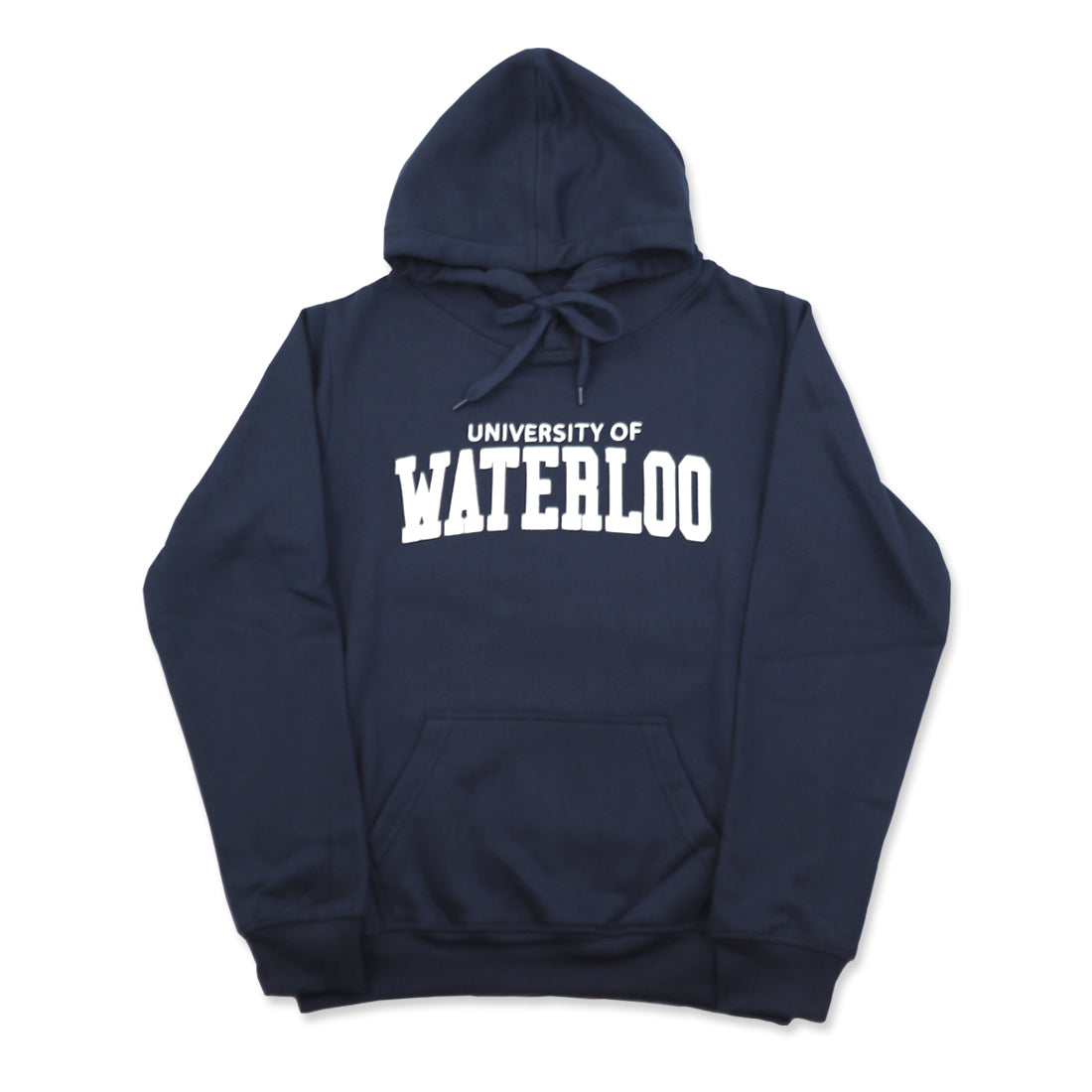 Picture of UWaterloo Soft Fleece Hoodie Colour: Dark Blue