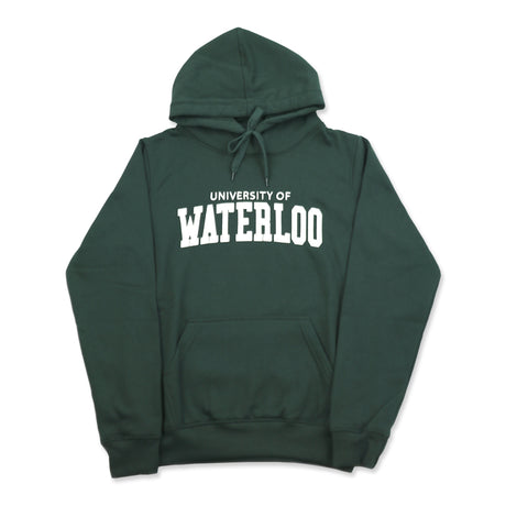 Picture of UWaterloo Soft Fleece Hoodie Colour: Dark Green