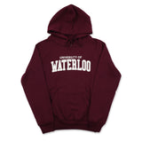 Picture of UWaterloo Soft Fleece Hoodie - Dark Red
