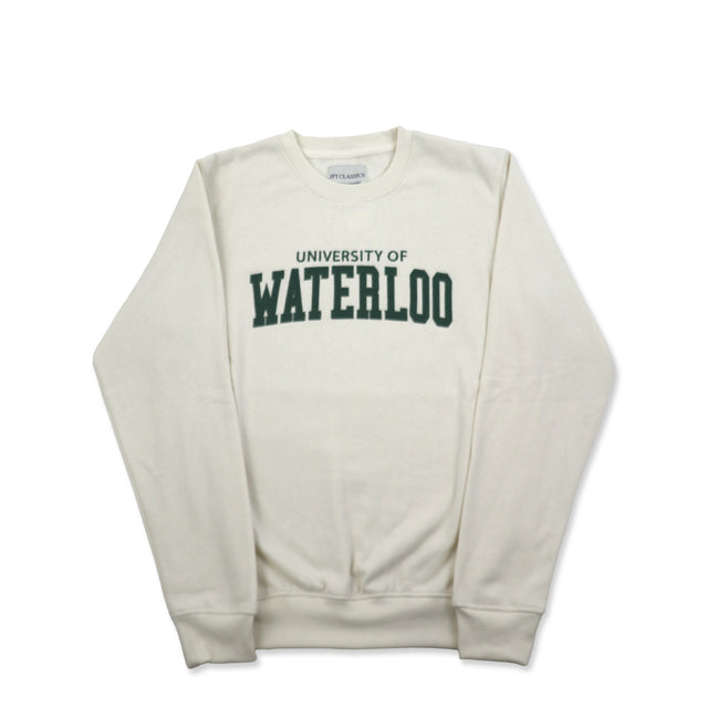 Picture of UWaterloo Soft Fleece Crewneck - ForestCream