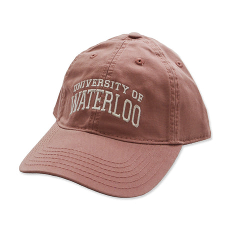 Picture of UWaterloo Relaxed Twill Hat Colour: Dusty Rose