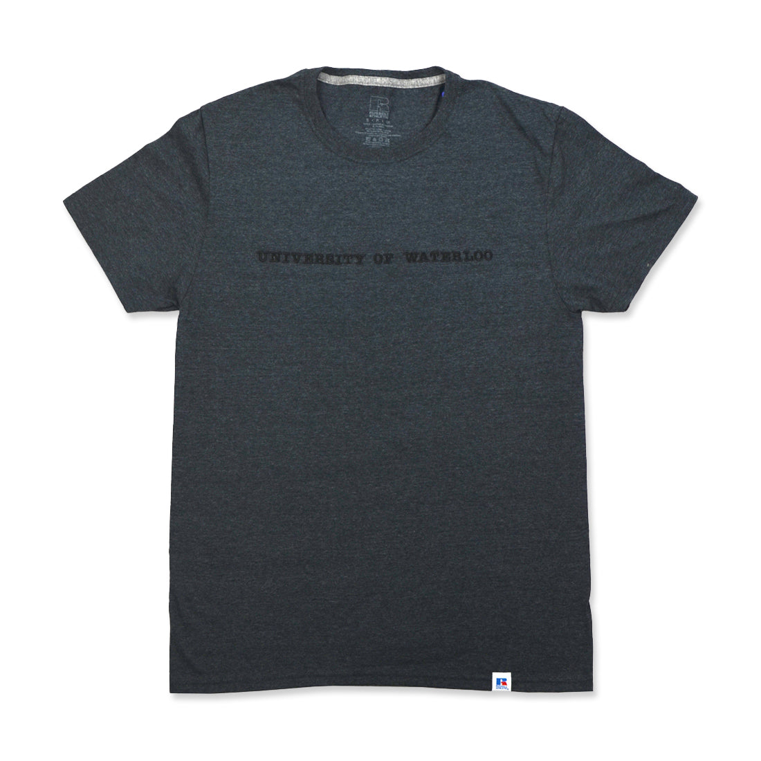 Picture of UWaterloo Type Tee - Dark Grey