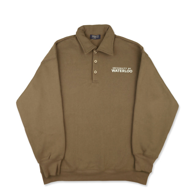 Picture of Chai Button-Up Polo Colour: Dark Brown